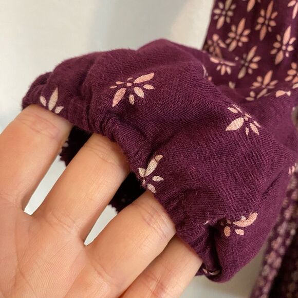 Coldwater Creek L Boho Embroidery Long Sleeve Tunic Top Blouse Bohemian UB-7 - Picture 4 of 10